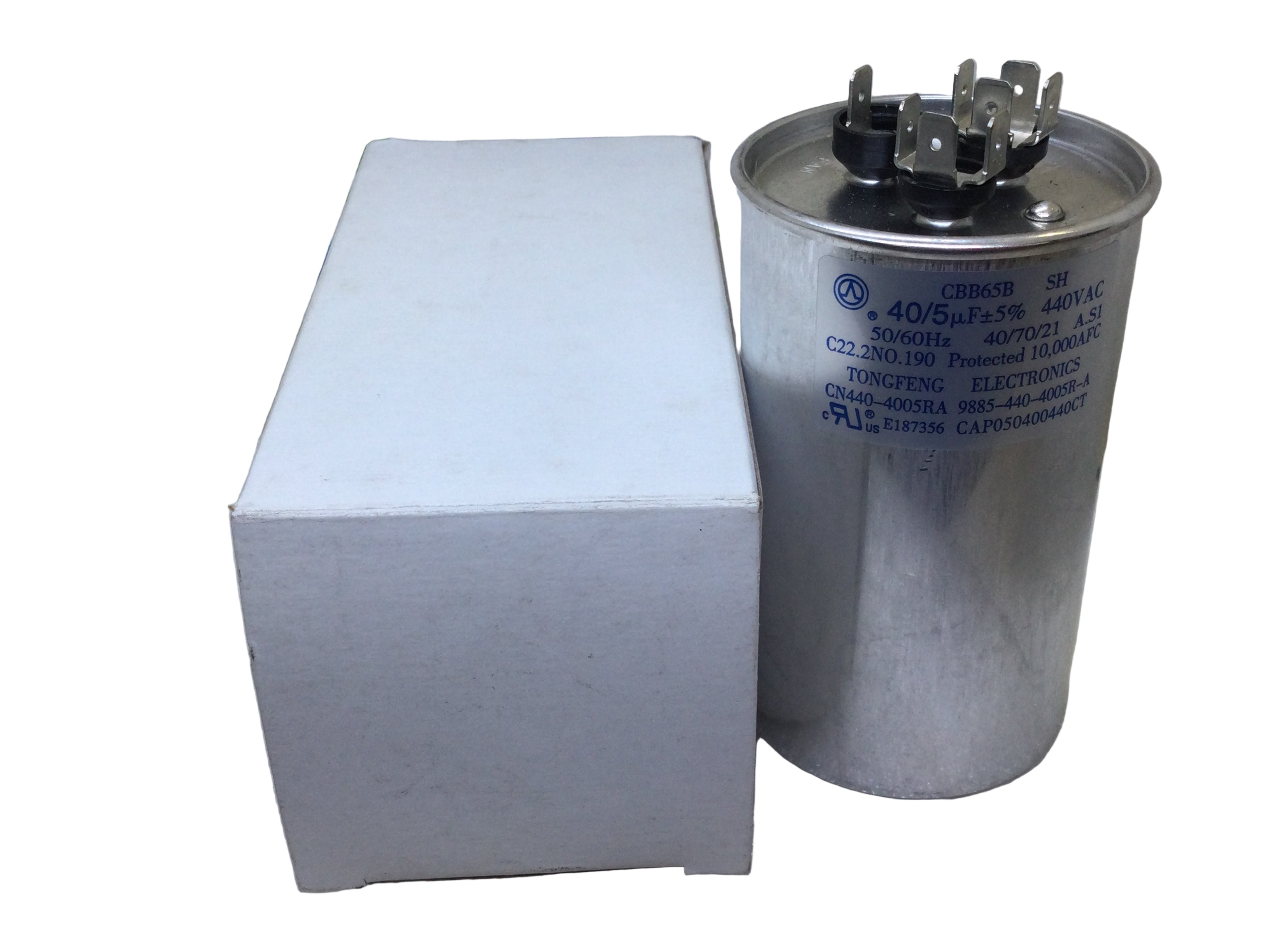 Tongfeng CN440-4005RA 40/5uf+/-5% 440v 50/60hz CBB65B Capacitor