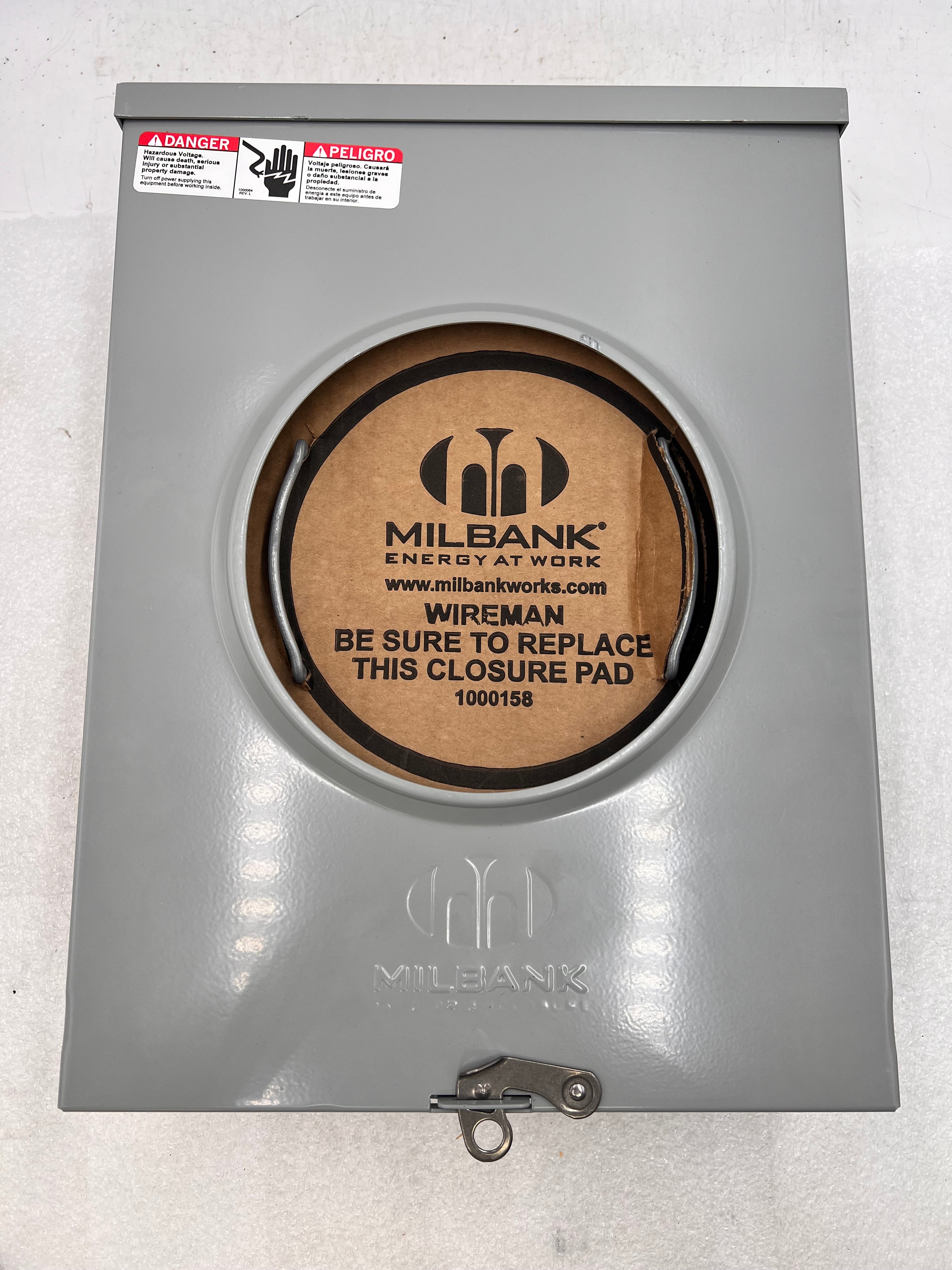 Douille Compteur Milbank U1980-0, 200A 600V - Neuf Dans Son Emballage D'origine