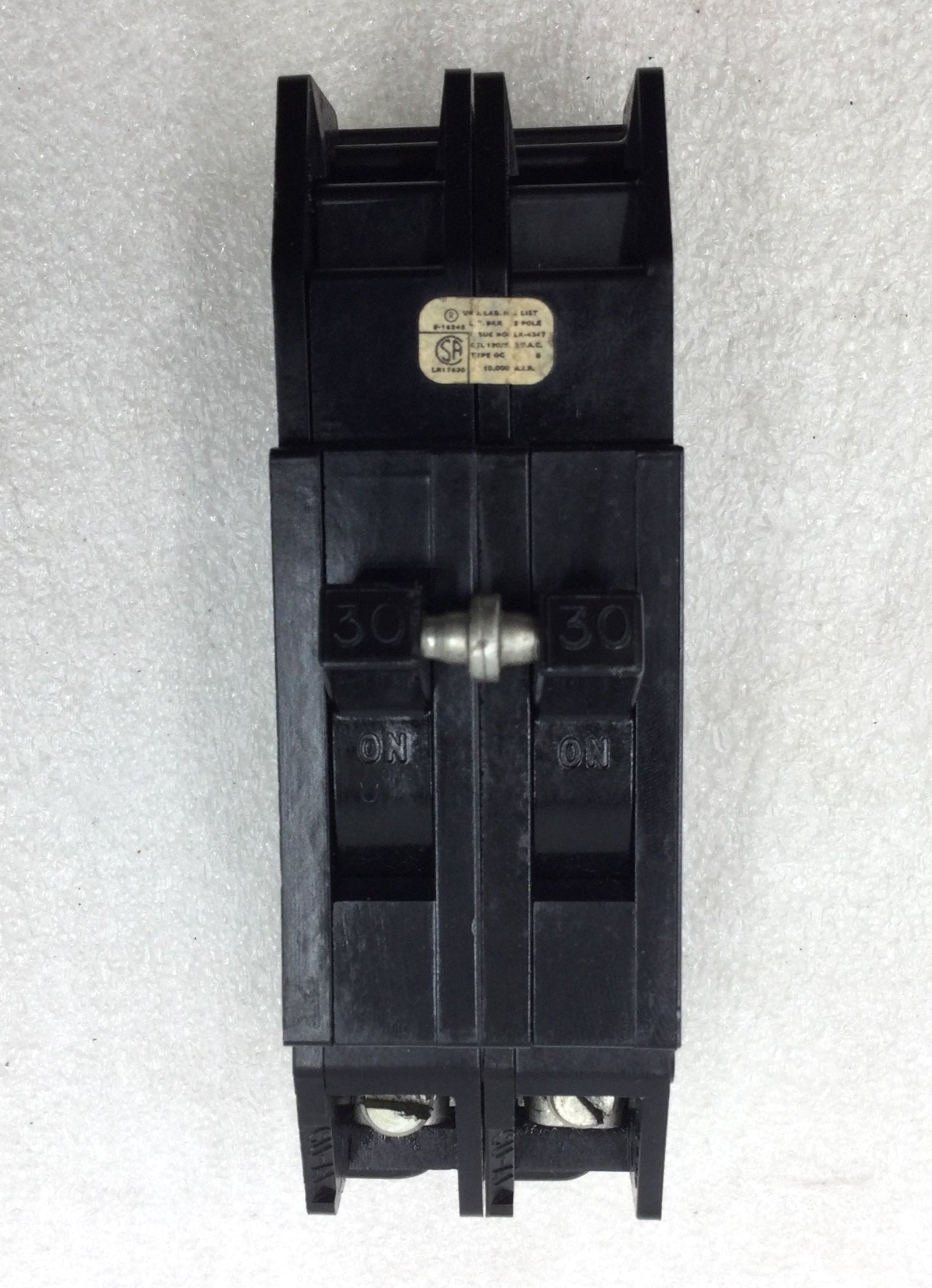 Zinsco/Sylvania/Challenger Q230 30 Amp 2 Pole 120/240V Type Q/QC Break