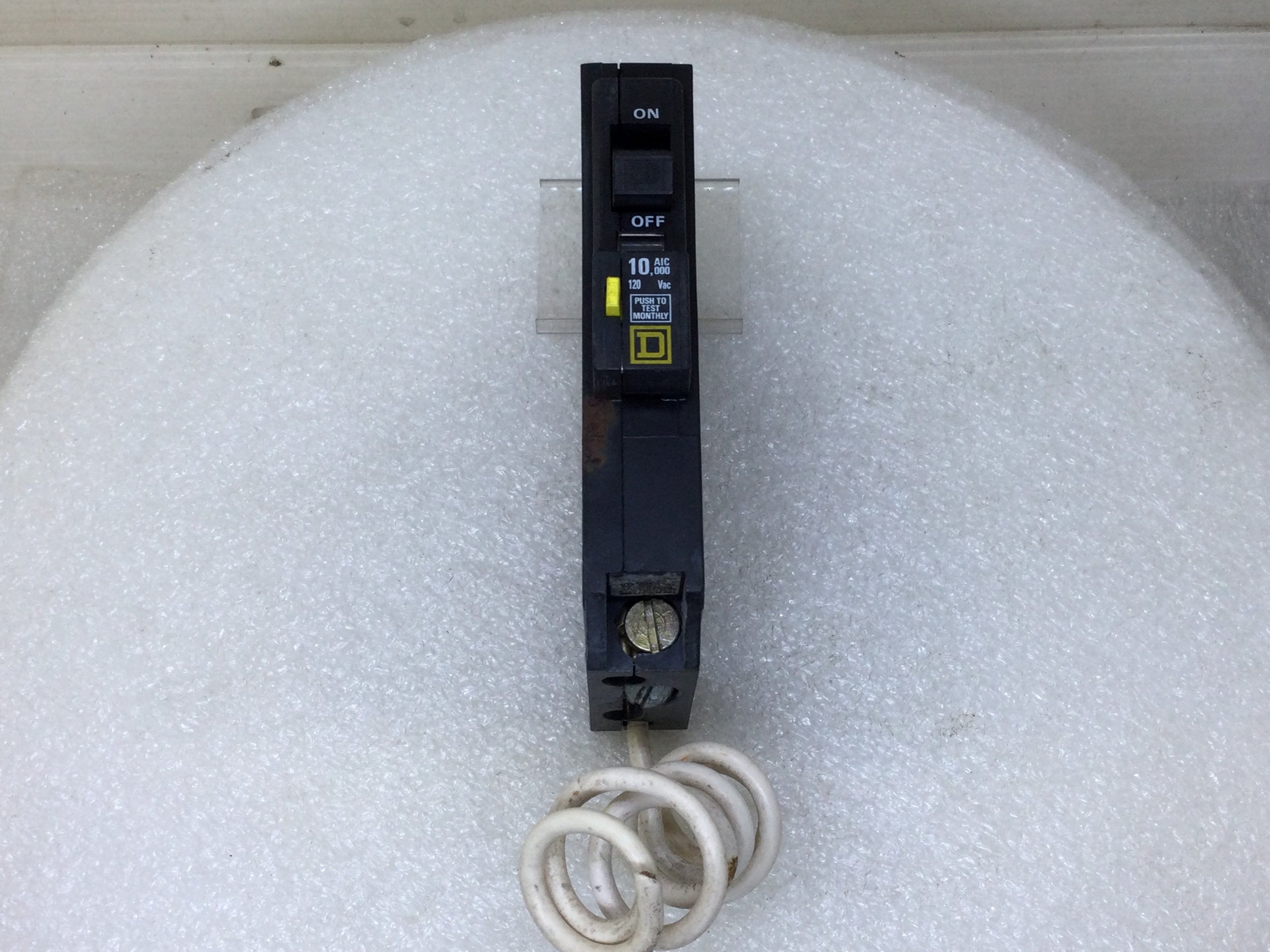 Square D Dual Function Breaker Square D QO120GFI 1 Pole GFCI Circuit Breaker 20A 120V 1 PH Plug-In U2013 Surplus Select 20 Amp Breaker Square D - Foto 10