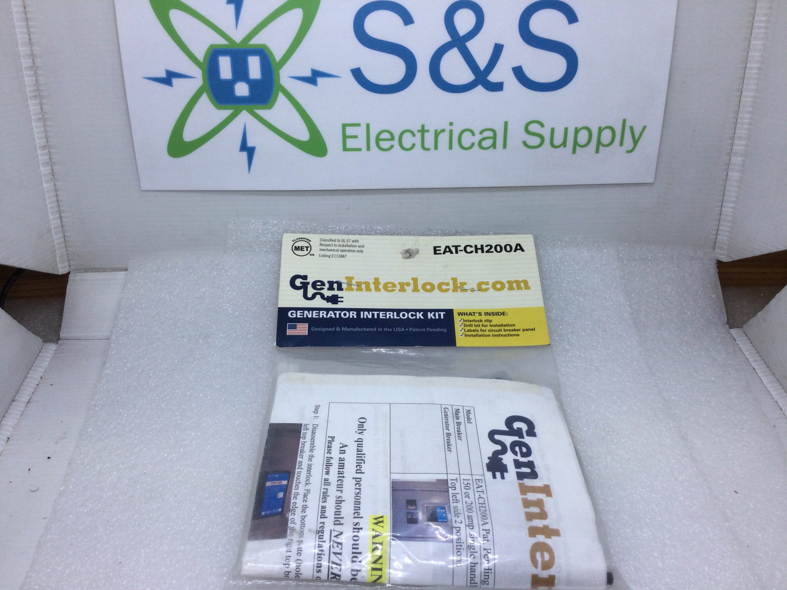 GenInterlock EATCH200A Generator Horizontal Electrical Interlock Kit