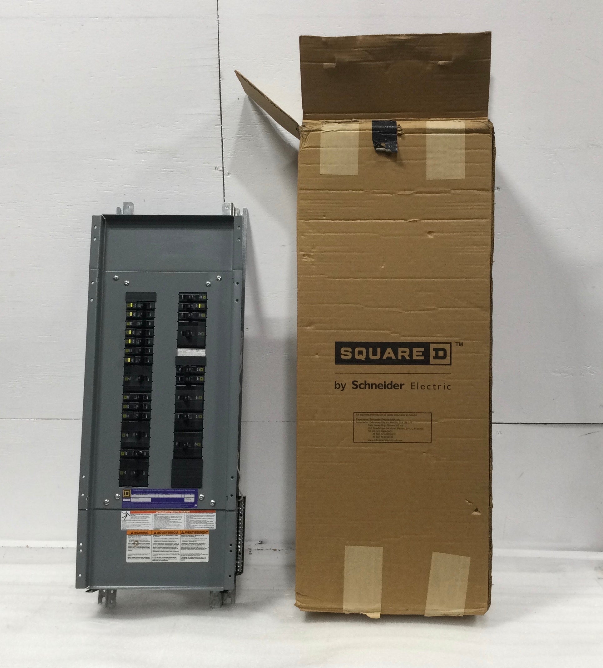 Square D NQ/NQM 225 Amp 3Phase 208/120V PanelboardInterior