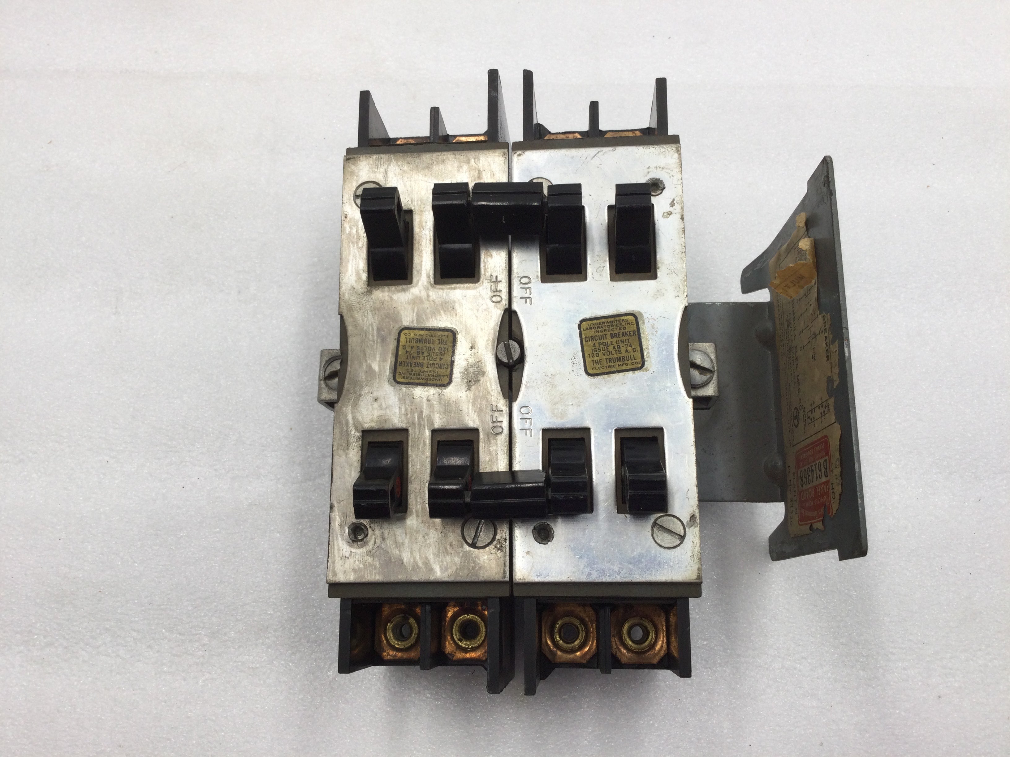 Porte-fusible Principal Trumbull PT-30802 60A 240V - Pour Panneau électrique, état Occasion