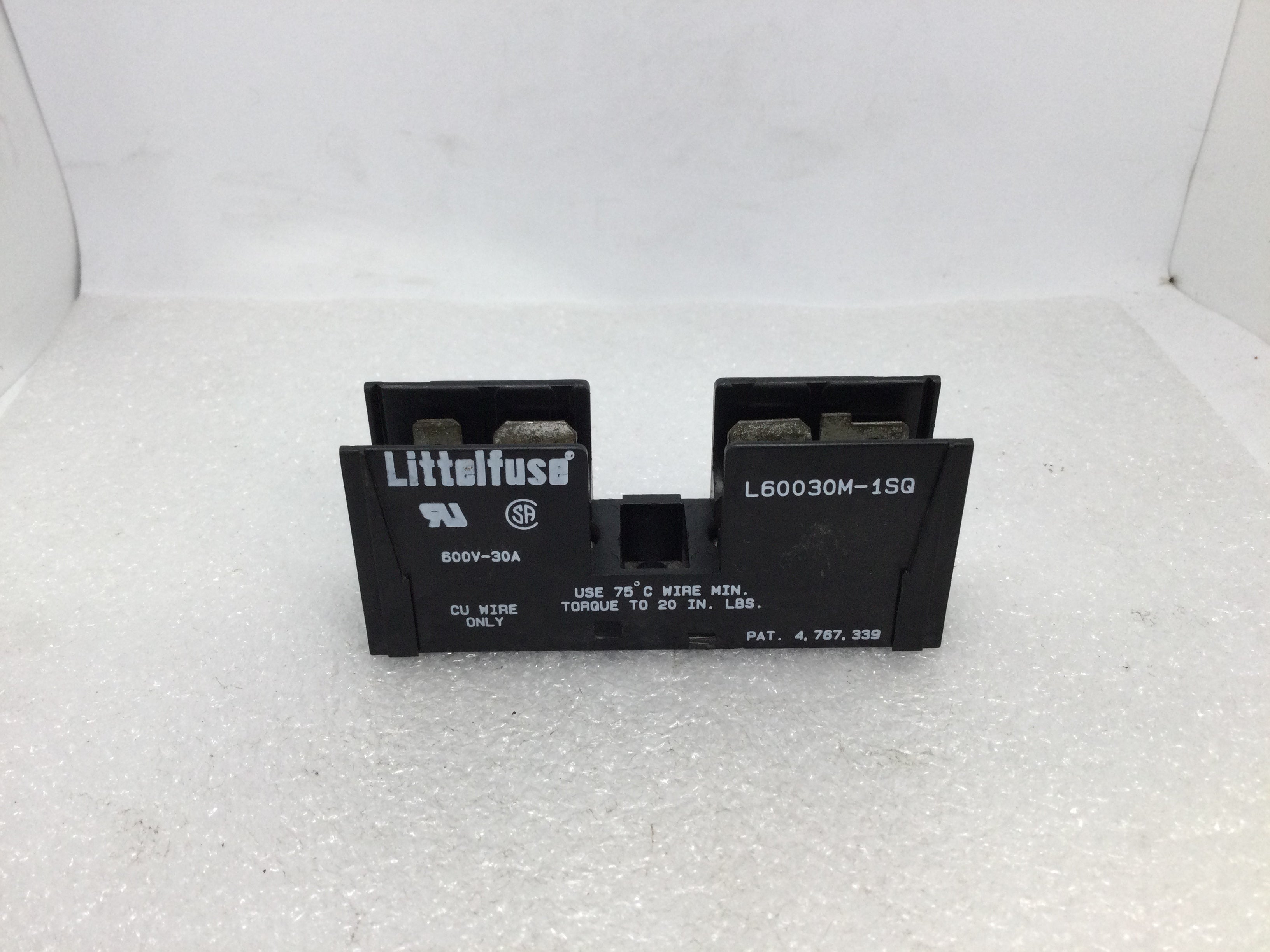 Littelfuse L60030M-1SQ Fuse Block – 30A, 600V, 1-Pole (No Box, But Brand New!)