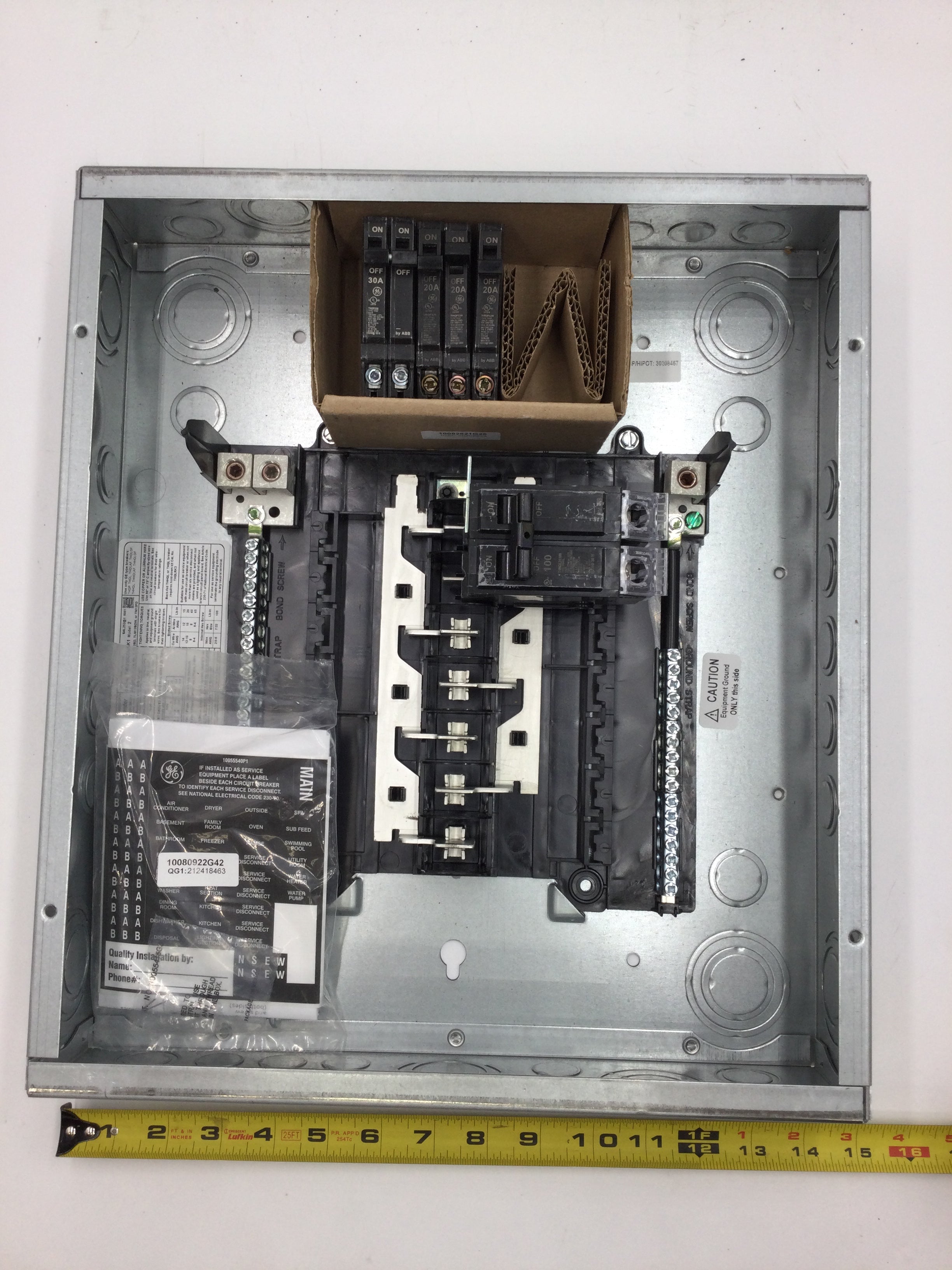 GE Main Breaker Installed Load Center 200a TM2020CCUP for sale online