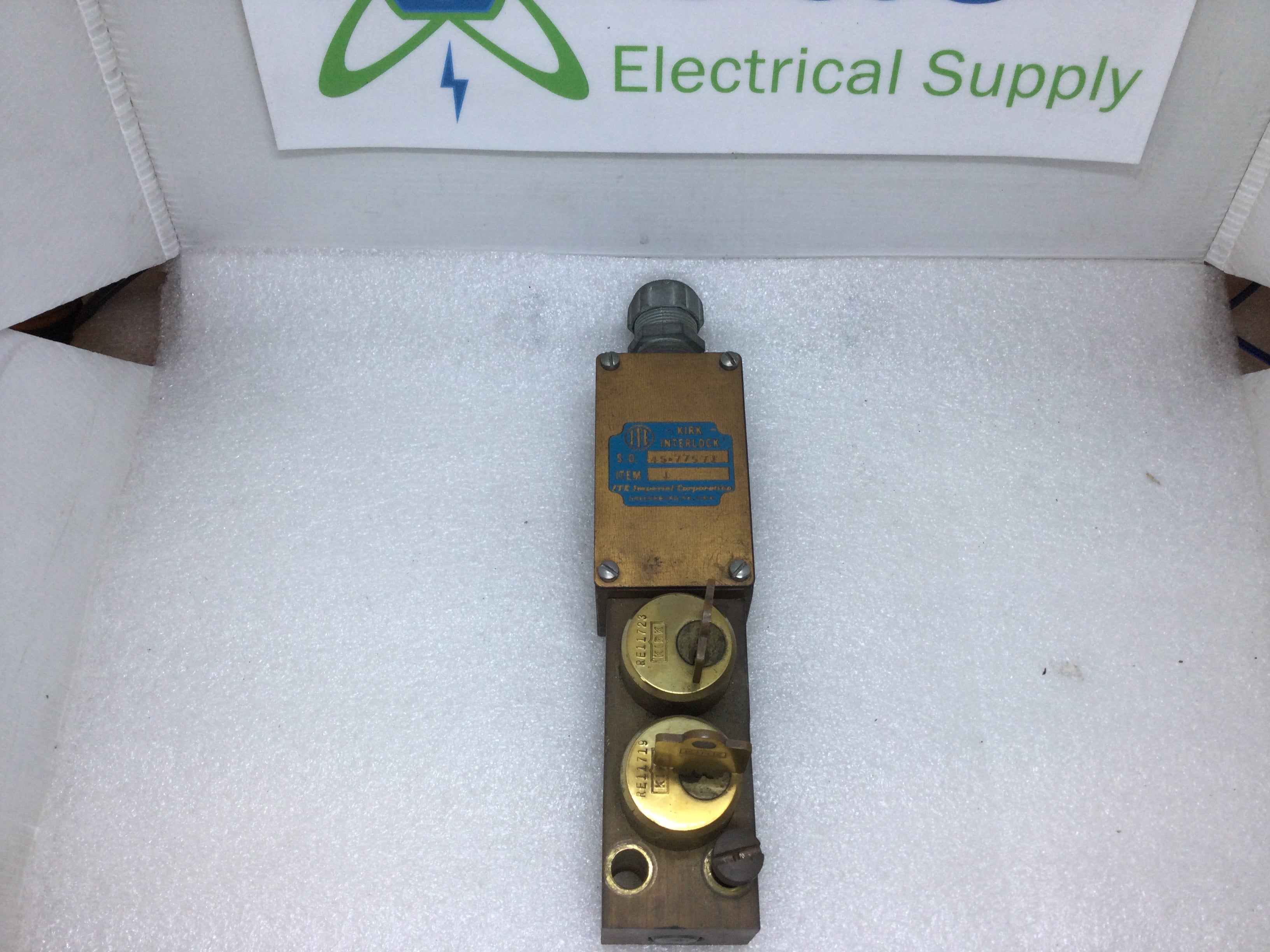 ITE/Kirk Interlock 4577571 RE11719 Double Key And Interlock For Switc