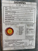 Siemens S1C30ML125CBS 125 Amp MLO 3 Phase 4 Wire 30 Circuit 208Y/120V Panelboard