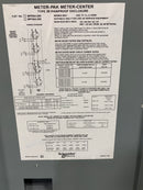 Square D MPR64200 4 Position 120/240VAC Ringless MP Meter-Pak Meter Center