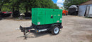 2016 Multiquip DCA-25SSIU4F Trailer-mounted Diesel Generator