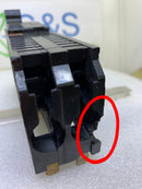 Square D Q1L2100 100 Amp 2 Pole 240V Main/Circuit Breaker - Long Foot - Flawed