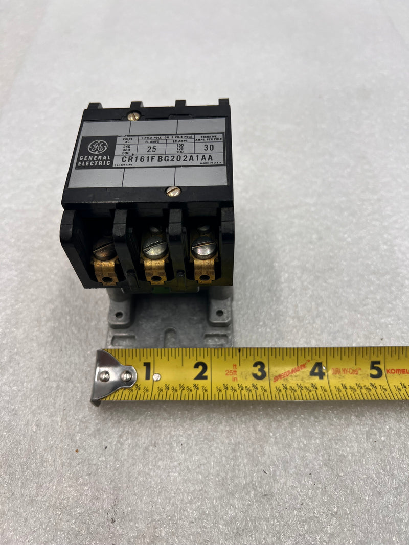 General Electric CR161FBG202A1AA25A 600VAC Single Phase Or 3 Phase 125