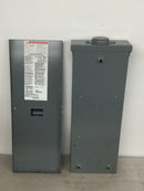 Square D QOM2E2200NRB QO 200 Amp 2-Pole Outdoor Circuit Breaker Enclosure with QOM2200VH Breaker