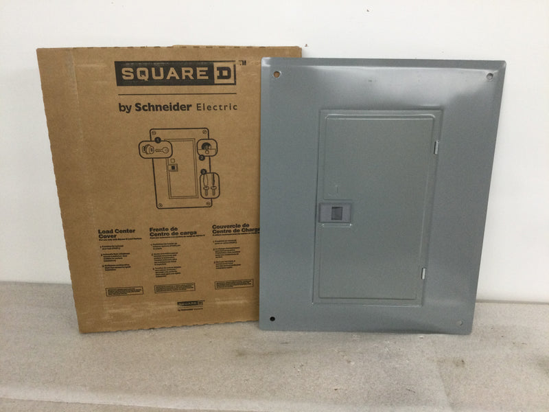 Square D Homeline HOM1224M100PC 100 Amp 12-Space 24-Circuit Indoor Main Breaker Plug-On Neutral Load Center with Cover