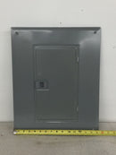 Square D Homeline HOM1224M100PC 100 Amp 12-Space 24-Circuit Indoor Main Breaker Plug-On Neutral Load Center with Cover