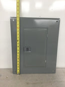 Square D Homeline HOM1224M100PC 100 Amp 12-Space 24-Circuit Indoor Main Breaker Plug-On Neutral Load Center with Cover