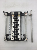 GE TLM2020CCUGK 200 Amp 10 Space 120/240 VAC Load Center Guts Only 10" X 13"