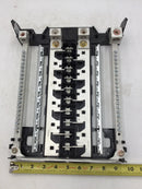 GE TLM2020CCUGK 200 Amp 10 Space 120/240 VAC Load Center Guts Only 10" X 13"