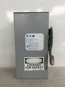 Eaton DH362NGK Heavy Duty Safety Switch 60 Amp 600 Vac 3 Pole