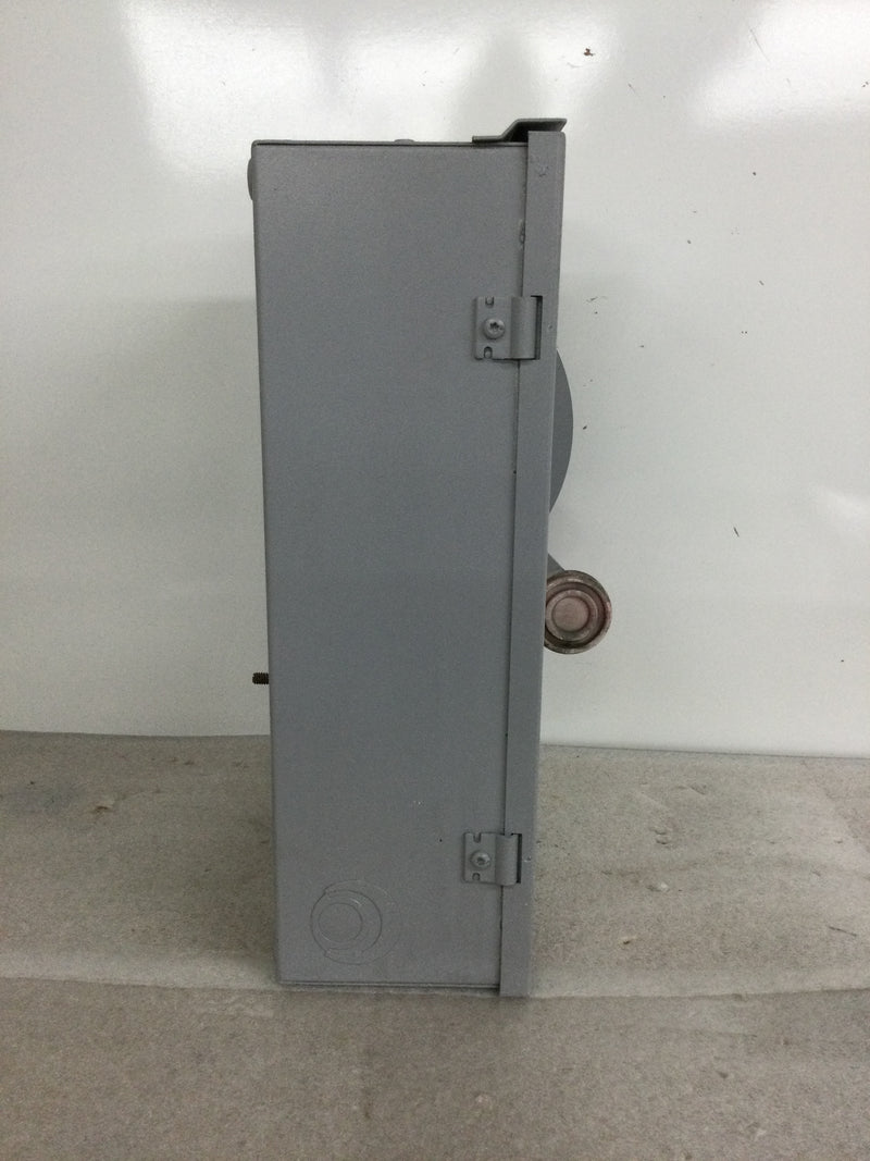 Eaton DH362NGK Heavy Duty Safety Switch 60 Amp 600 Vac 3 Pole