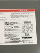 Square D Homeline HOM2040M100PCVP 100 Amp 20-Space 40-Circuit Indoor Main Breaker Plug-on Neutral Load Center with Cover