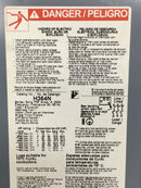 Square D Heavy Duty Safety H364NRB Series F05 200 Amp 600v type 1 Indoor