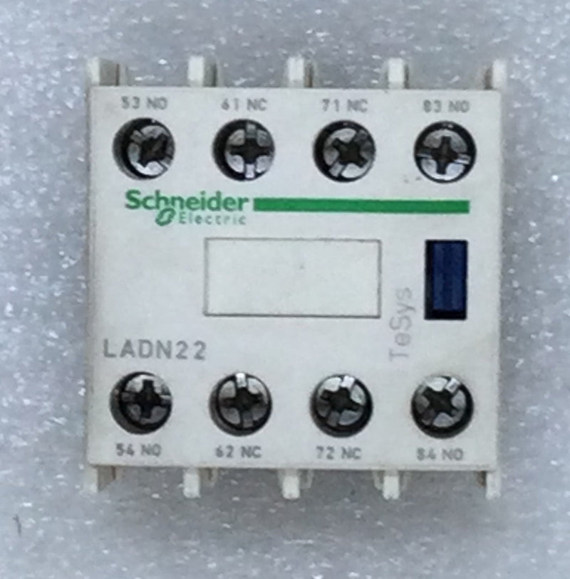 Ladn22 R Schneider Electric LADN22 Auxiliary Contact Block TeSys D, 2NO + 2NC,