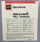 Eaton Cutler Hammer PRL4B 500 Amp Panelboard w/400 amp main Nema1 480/277v 120/208v