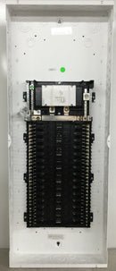 Leviton LP320-BPD 200 Amp 120/240 V  30 Space Nema 1 Indoor Load Center Main Breaker with Cover - White Powder Coated