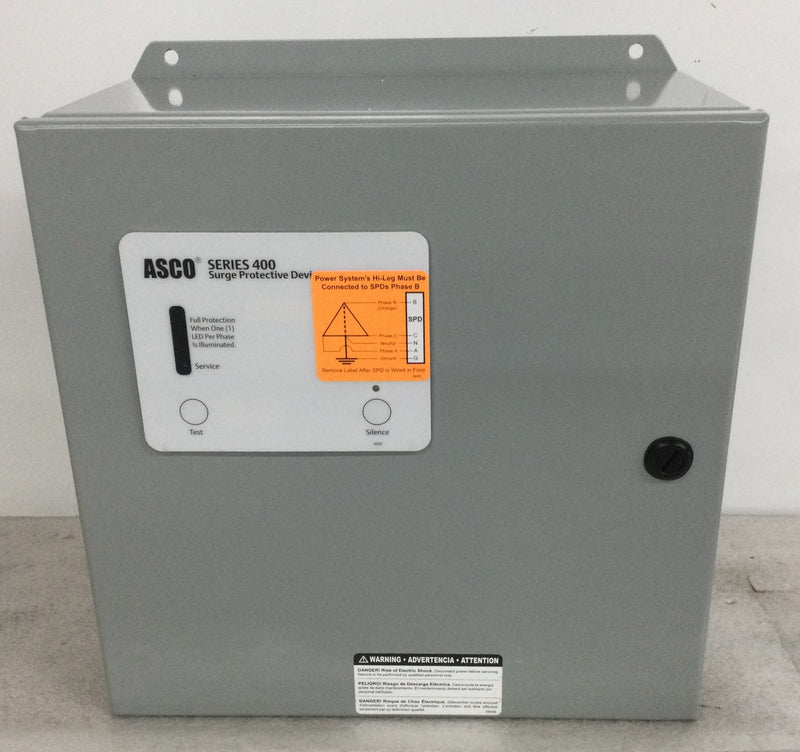 ASCO 460240HP10ACAE20 Series 400 120/240V TE03XAS10E12 Surge Protection Device