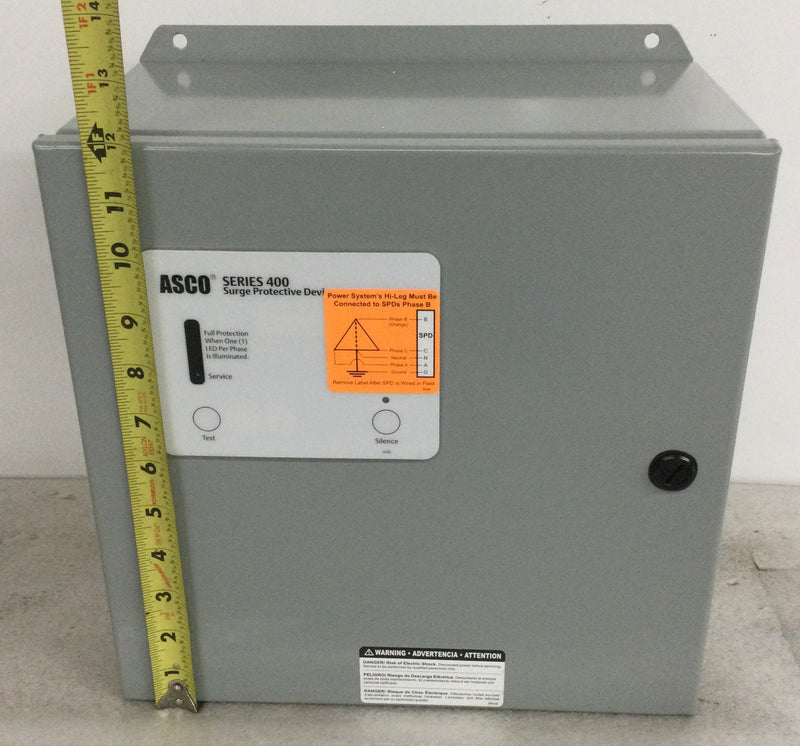 ASCO 460240HP10ACAE20 Series 400 120/240V TE03XAS10E12 Surge Protection Device