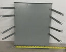 GE Filler Plate 17 7/8" x 13 3/4" with 8 angled riveted mounting brackets