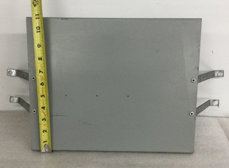 GE Filler Plate 13 3/4" x 11" with 4 angled riveted mounting brackets