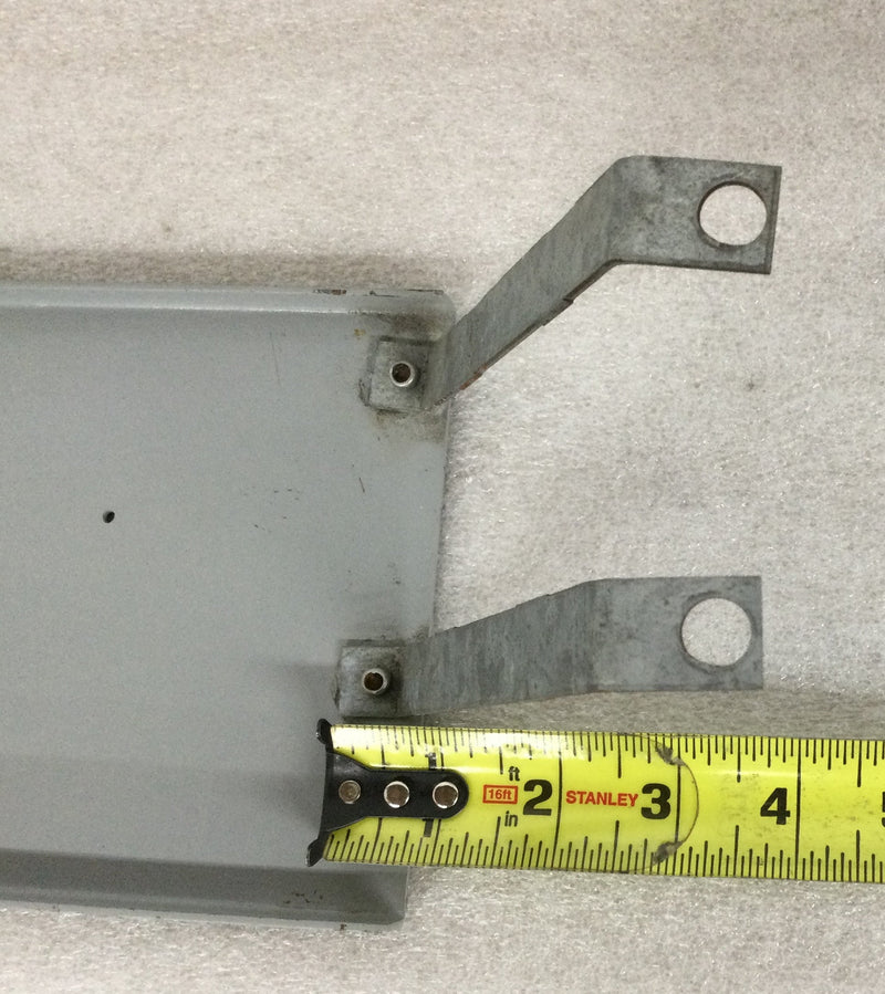 GE Filler Plate 13 3/4" x 5 1/2" with 4 angled riveted mounting brackets