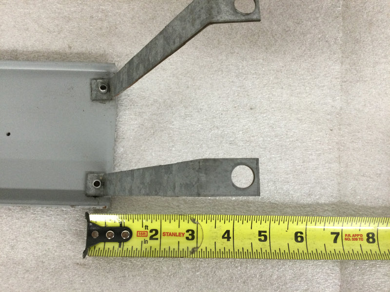 GE Filler Plate 13 3/4" x 4 1/8" with 4 angled riveted mounting brackets
