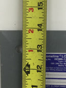 Square D HOM6-12L100F 6 space Flush Mount Panel Cover 10 1/8" x 13 13/16"