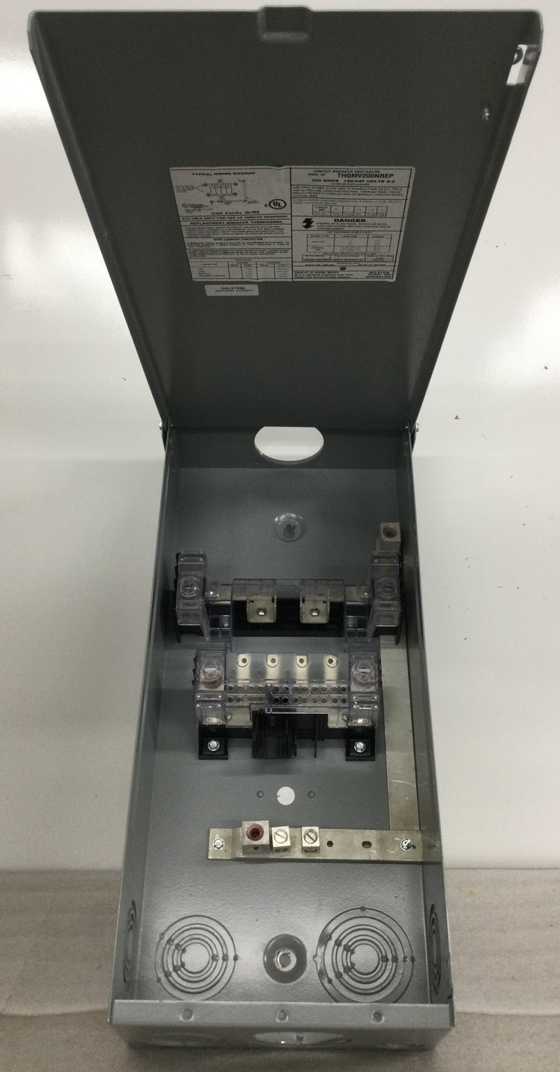GE THQMV200NREP 200 Amp Enclosed Circuit Breaker Outdoor Surface Mount  21 3/4" x 9 1/2"