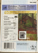 Midwest U054P Outdoor Power Outlet 50 Amps  Receptacle 120/240V Surface Mount