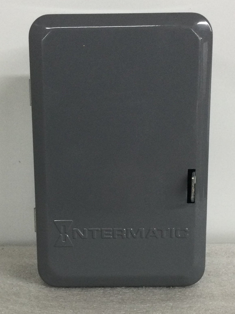 Intermatic T101 24-Hour Mechanical Time Switch 120V 60 Hz SPST Indoor Enclosure
