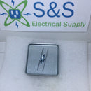 Eaton Hub Closure Plate - 4 7/8" x 4 7/8" Galvanized Metal with Wingnut mount.