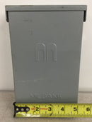 Milbank U3800 60 Amp 1 Phase 2 Wire 240V Non-Fused Enclosed Pullout Switch