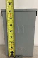 Milbank U3800 60 Amp 1 Phase 2 Wire 240V Non-Fused Enclosed Pullout Switch