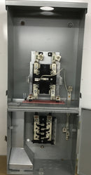 GE TSLR420CSCU PowerMark Gold 200 Amp 4-Space 8-Circuit Ringless Horn-Bypass Overhead/Underground Combination Main Lug Load Center