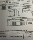 GE TLM1615CCUP PowerMark Gold 150 Amp 16-Space 32-Circuit Main Breaker Indoor Circuit Panel