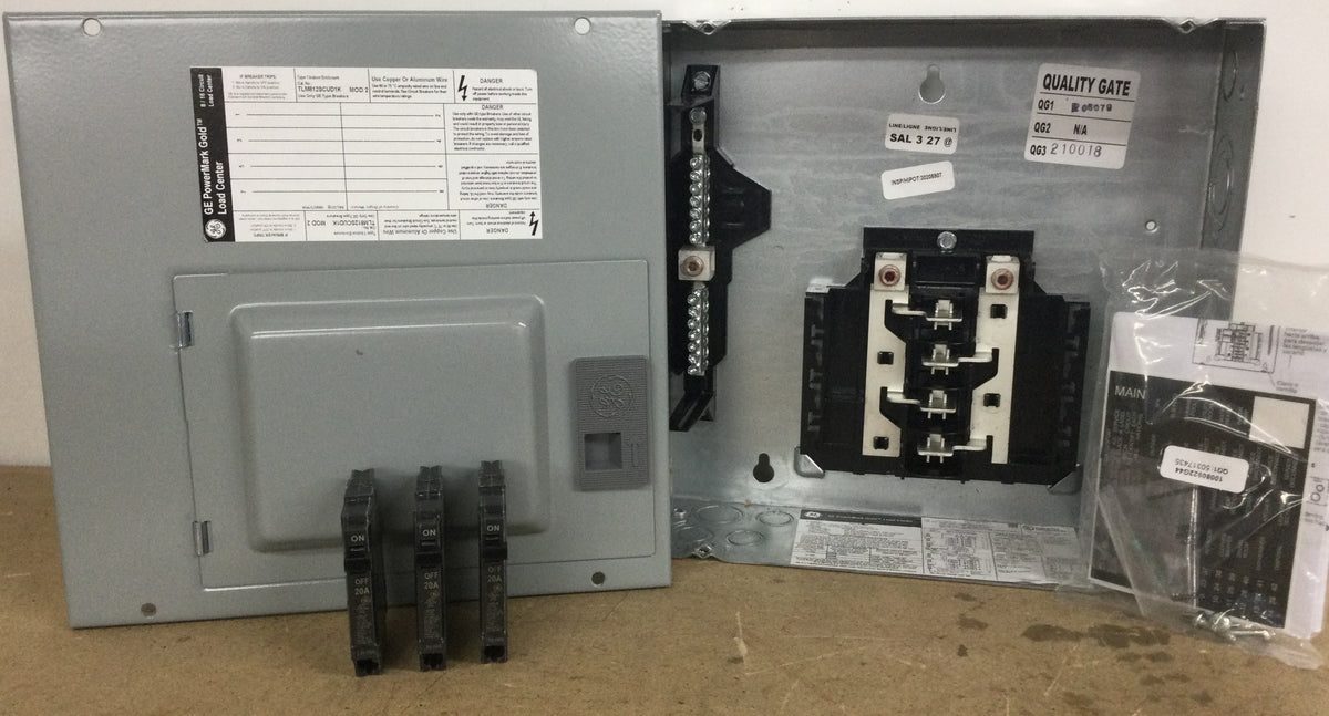 GE TLM812SCUD1K 125 Amp 8 Space 16 Circuit Indoor Main Lug Load Center