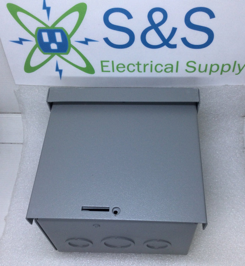 Wiegmann Hubbell SC060604 Screw Cover Metal Enclosure - 6x6x4 Inch Electrical Box With Knockouts