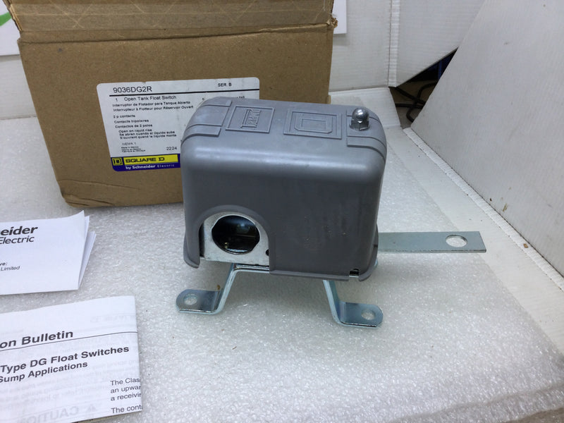 Float Swi Square D 9036DG2R Open tank Float switch 120/240v 2 pole Nema1