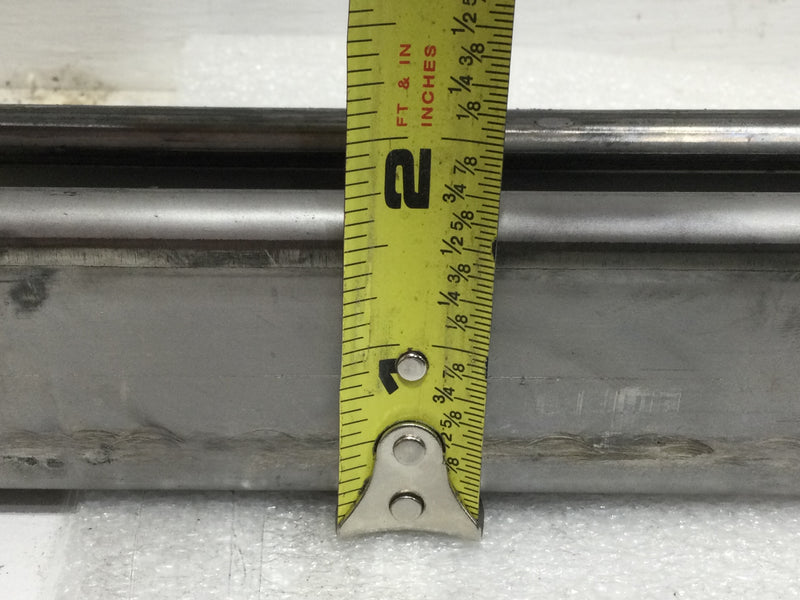 Stainless Steel Strut  1 5/8" x 1 5/8" x 120 x 12 With Slots, Unia Strut