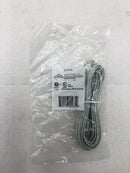 Allen Tel AT414 Full Modular 4-Conductor Phone Line Cord - 14ft