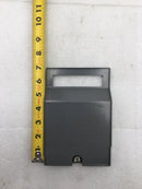 Square D UFP222R 60 Amp 120/240V Plastic Dead Front 6 3/4" x 4 5/8"