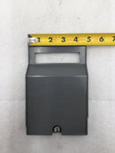 Square D UFP222R 60 Amp 120/240V Plastic Dead Front 6 3/4" x 4 5/8"